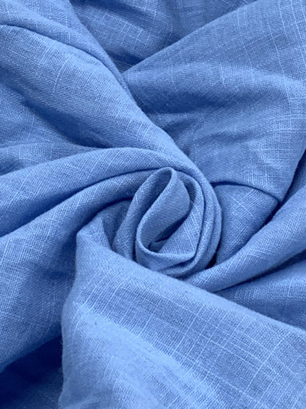 One Shoulder Dresses - Casual Vacation Blue Maxi Dress | One-Shoulder Ruffle