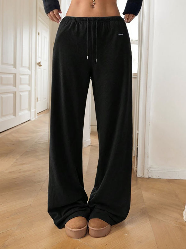 Pants - Wide-Leg Lounge Pants for Women