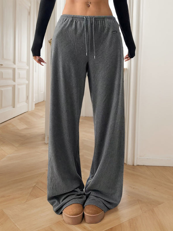 Pants - Wide-Leg Lounge Pants for Women
