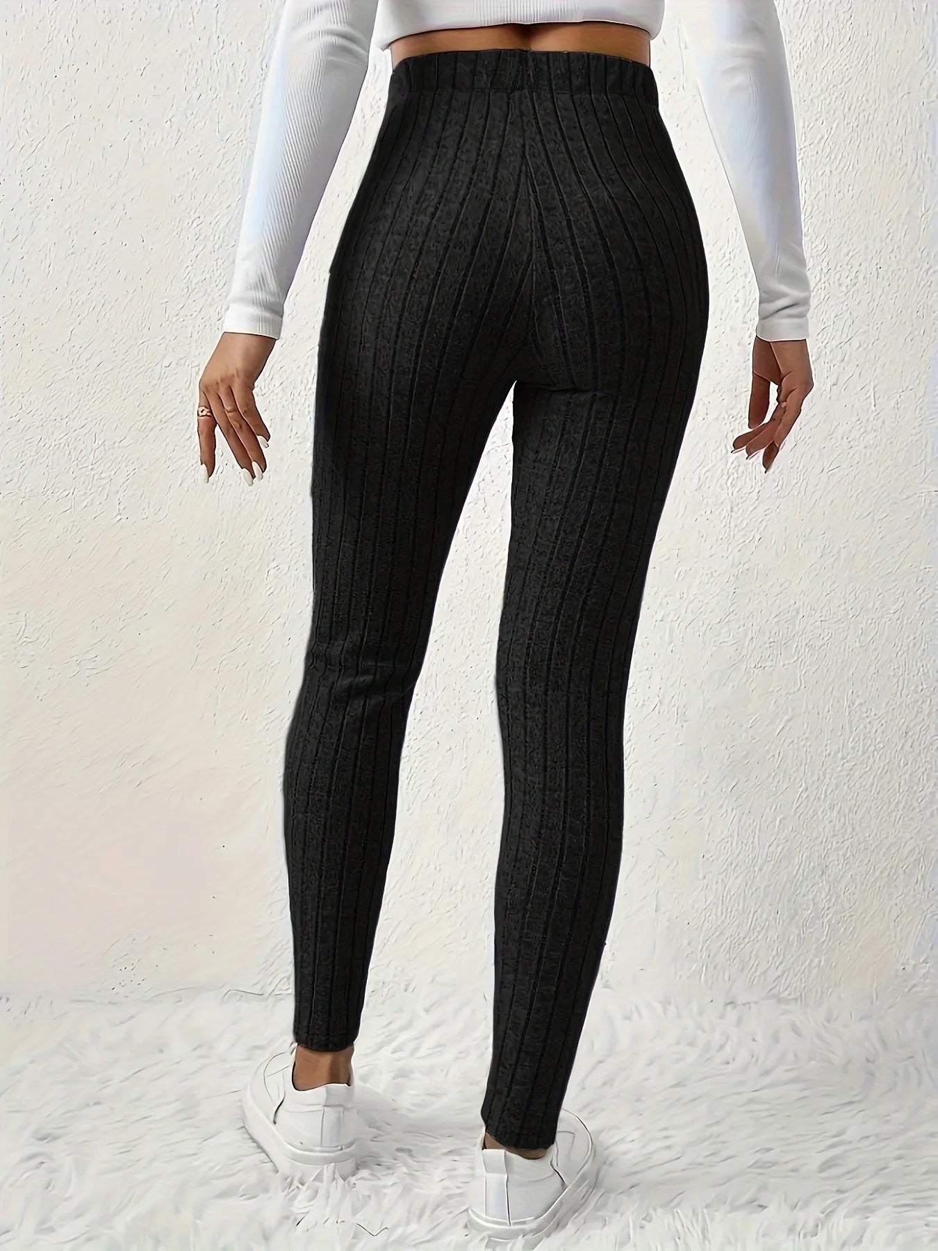 Pants - Women's Ribbed Lounge Pants - Versatile & Comfy