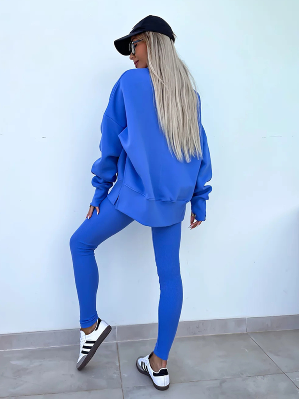 Sportliches Casual Set Leggings & Oversized Sweatshirt