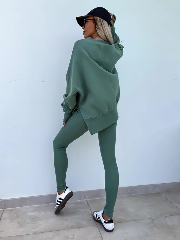 Sportliches Casual Set Leggings & Oversized Sweatshirt