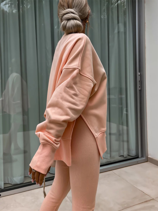 Sportliches Casual Set Leggings & Oversized Sweatshirt