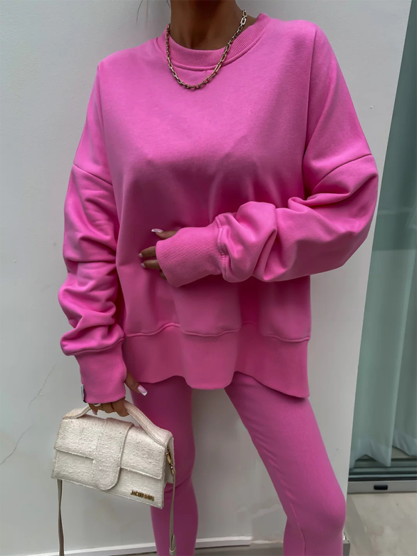 Sportliches Casual Set Leggings & Oversized Sweatshirt