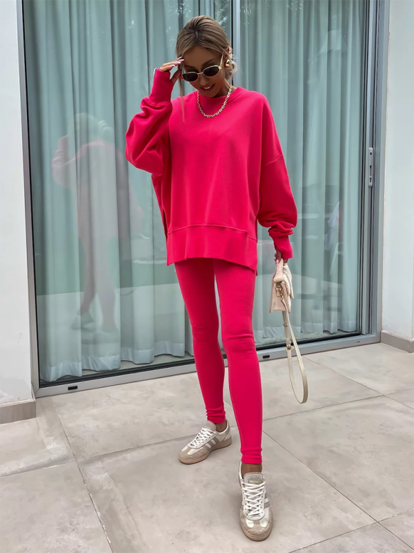 Sportliches Casual Set Leggings & Oversized Sweatshirt