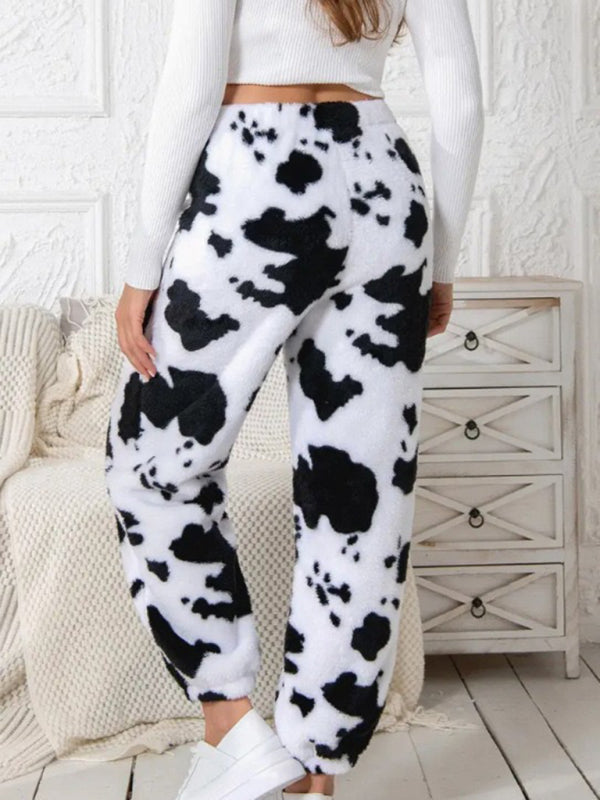 Pencil Pants - Teddy Bear Fleece Loungewear Pants