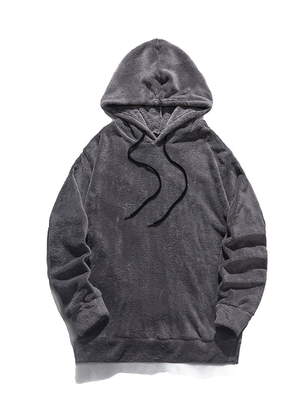 Pullovers - Men's Everyday Fleece Hooded Pullover - Winter Essential