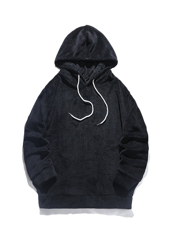 Pullovers - Men's Everyday Fleece Hooded Pullover - Winter Essential
