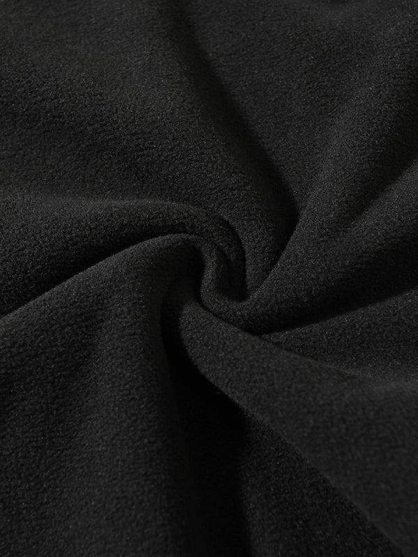 Pullovers - Men's Fleece Pullover - Half-Zip Sweatshirt for Easy Wear