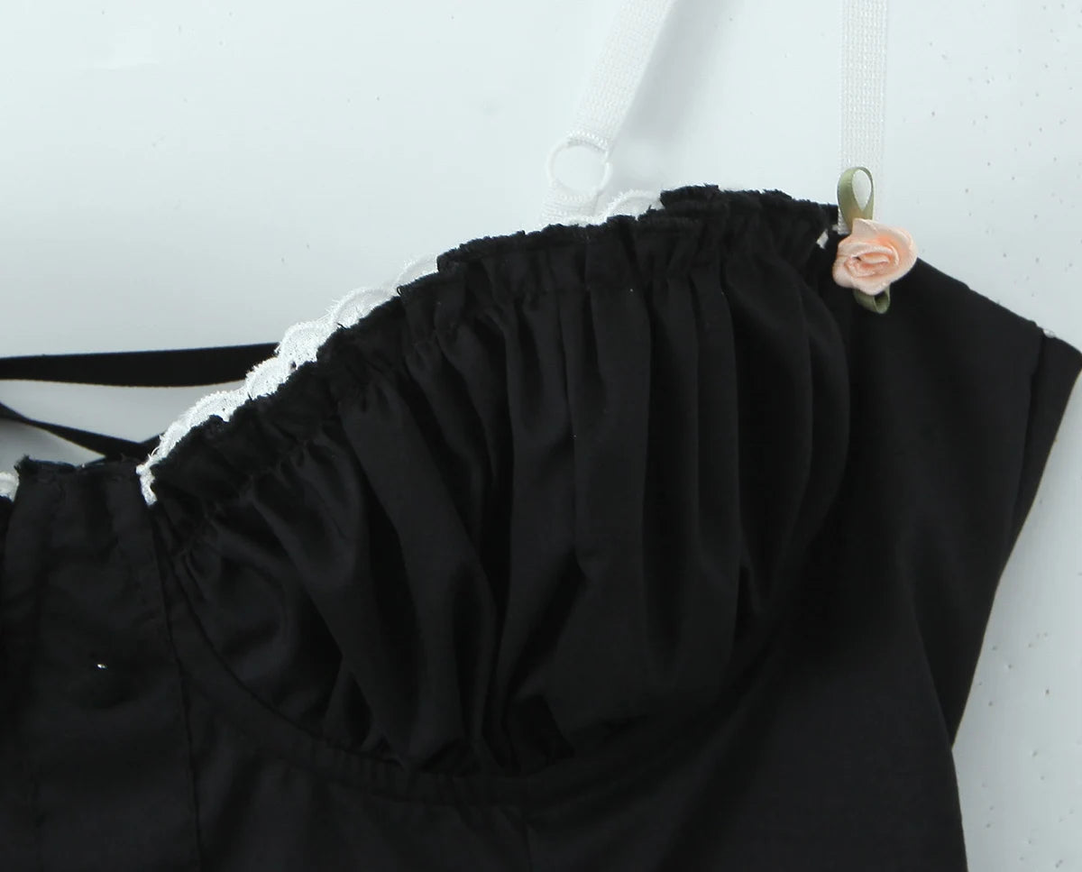 Romantic Dresses - Pleated Bust Summer Cocktail Dress with Sweetheart Neckline