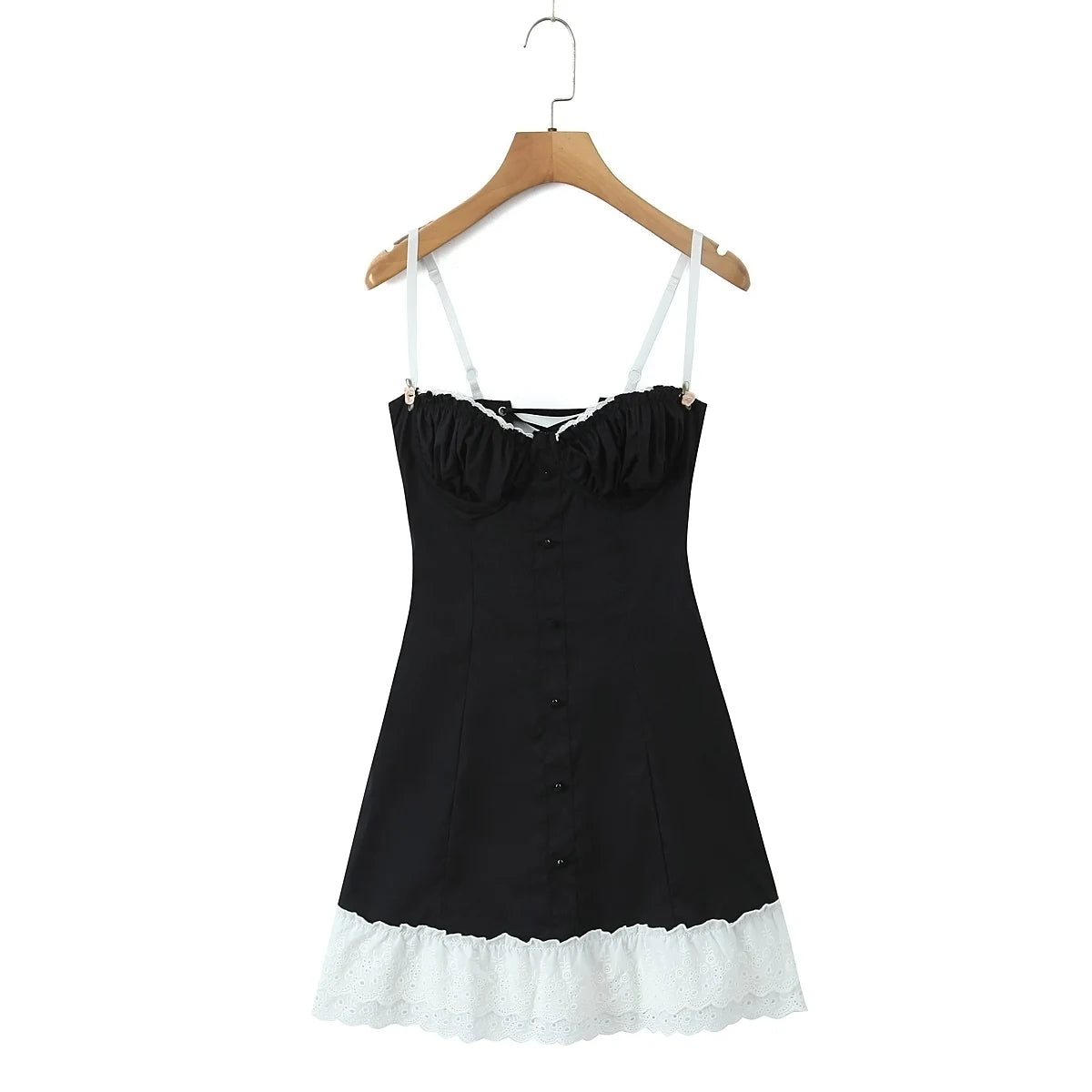 Romantic Dresses - Pleated Bust Summer Cocktail Dress with Sweetheart Neckline