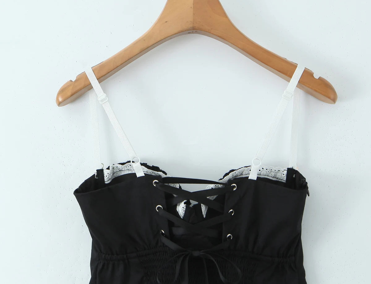 Romantic Dresses - Pleated Bust Summer Cocktail Dress with Sweetheart Neckline