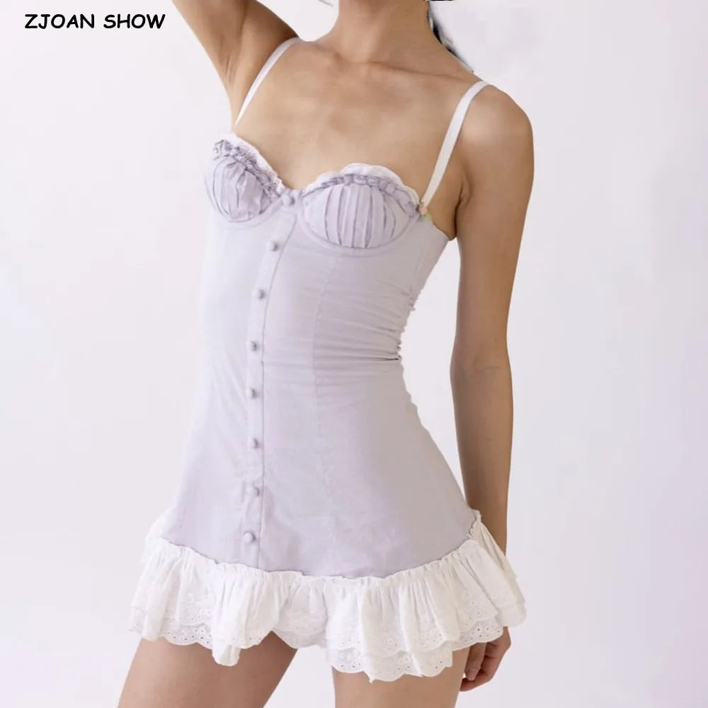 Romantic Dresses - Pleated Bust Summer Cocktail Dress with Sweetheart Neckline