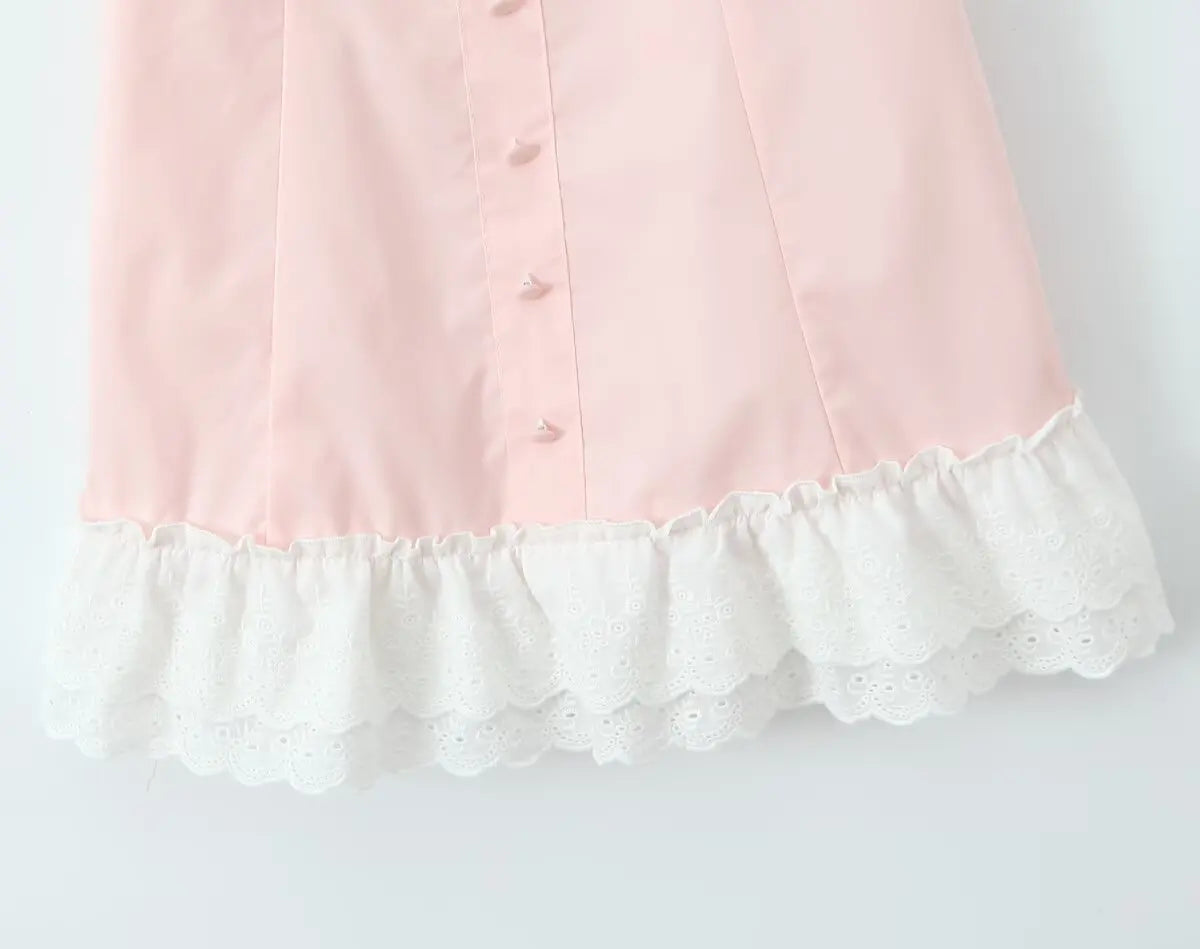 Romantic Dresses - Pleated Bust Summer Cocktail Dress with Sweetheart Neckline