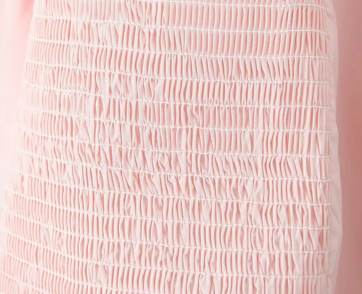 Romantic Dresses - Pleated Bust Summer Cocktail Dress with Sweetheart Neckline