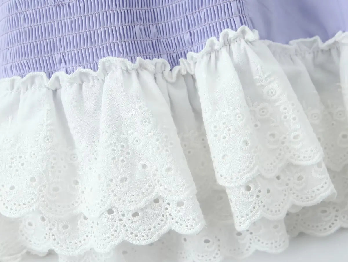 Romantic Dresses - Pleated Bust Summer Cocktail Dress with Sweetheart Neckline