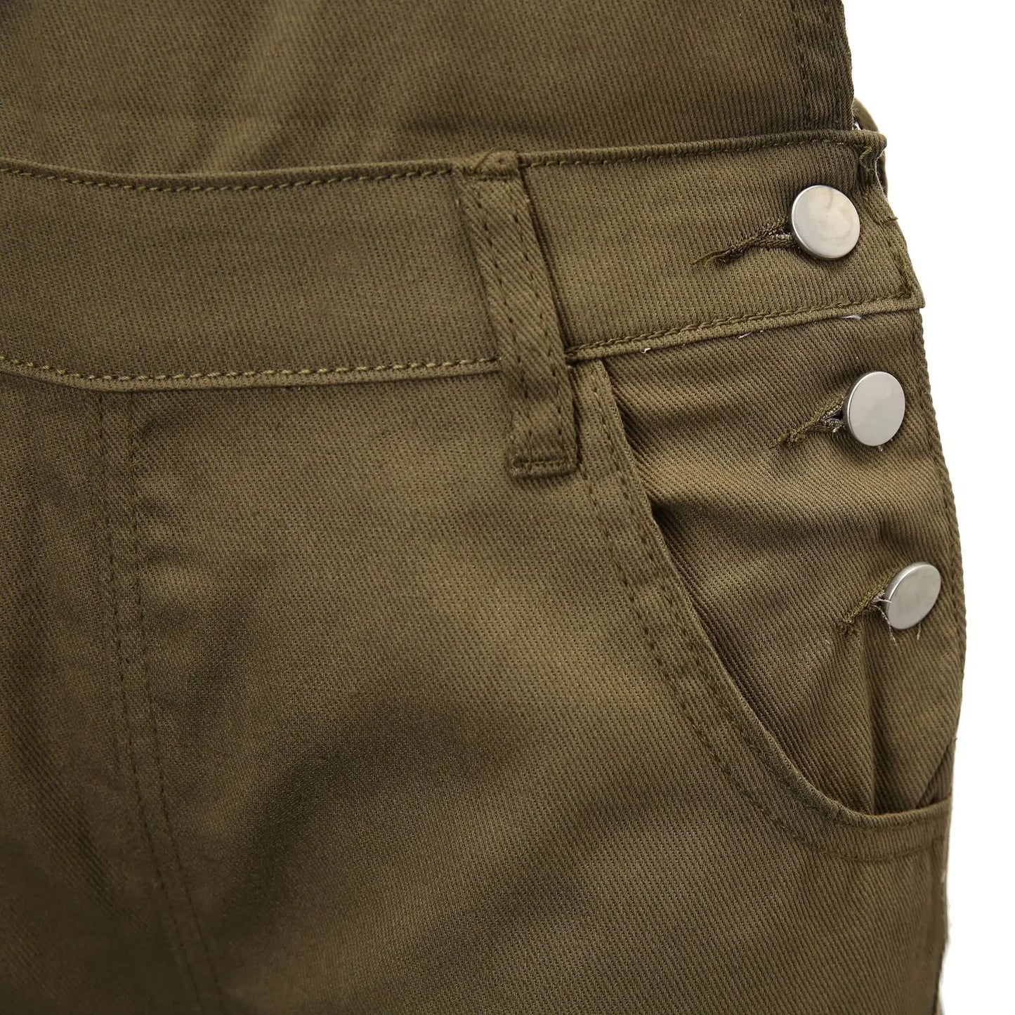 Rompers- Summer Essentials Rompers - Denim Bib Short Overalls- - Pekosa Women Fashion