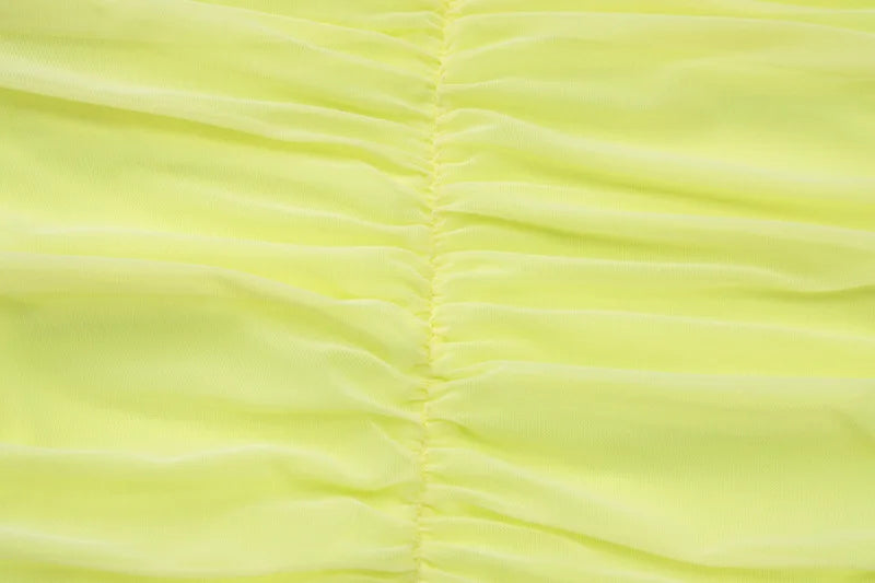 Runway Outfits- Summer One-Shoulder Crop Top and Mini Skirt for Parties- - Pekosa Women Fashion