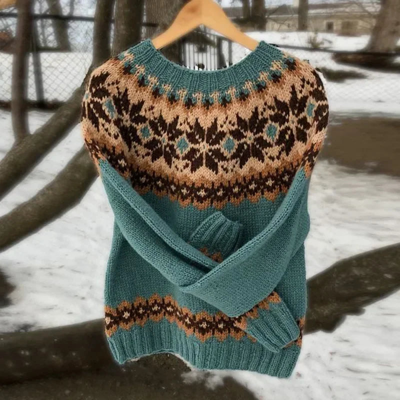 Knit Sweaters - Spring Knitted Women Sweater O-neck Long Sleeve Thick Warm Oversize Sweaters Female Spring New Casual Elegant Lady Clothes