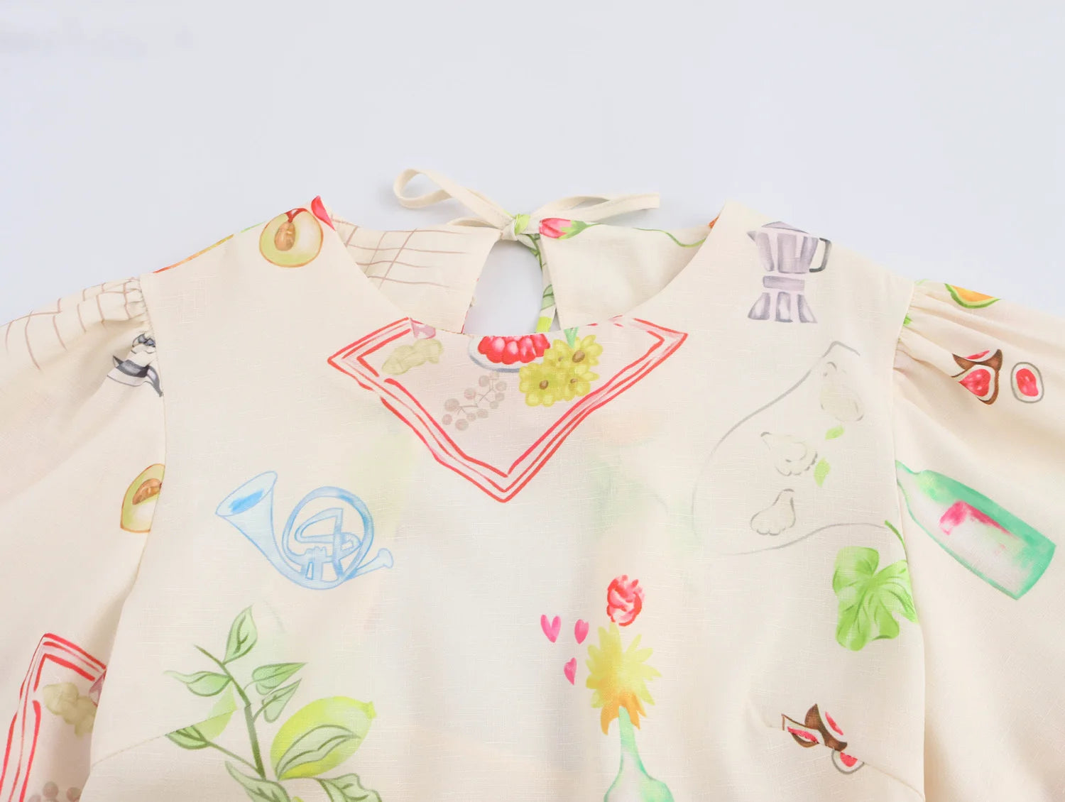 Casual Dresses - Women's European And American Style Fashion Slim Skirt Simple Printed Backless Short-Sleeved Dress