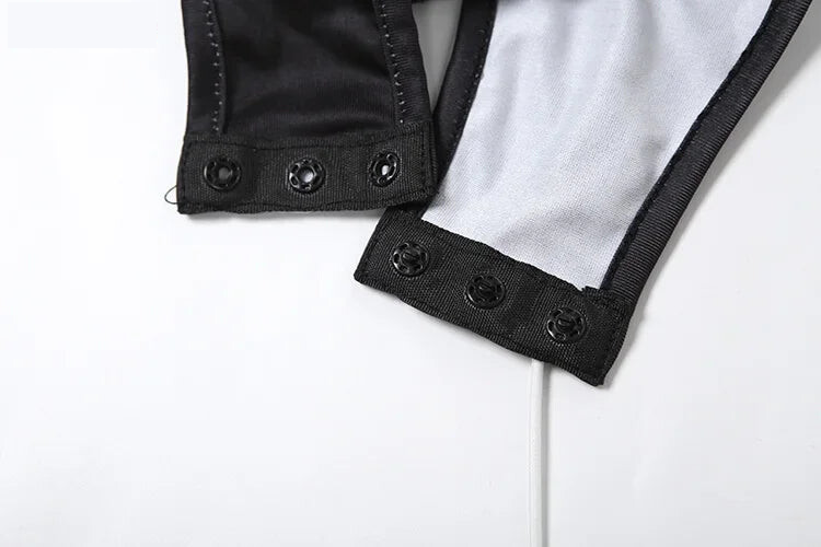 Bodysuits - Halter Hollow Bodysuit Woman Summer Backless Straps Zipper Sexy Print Wild Fashion Trend Streetwear Skinny Clubwear