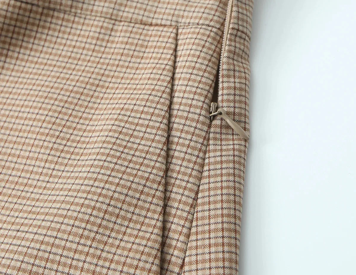 Plaid Shorts Sets for Women 2 Pieces 2025 New Fashion Off Shulder Short Tops Women Suit Two Piece Set Women Outfit