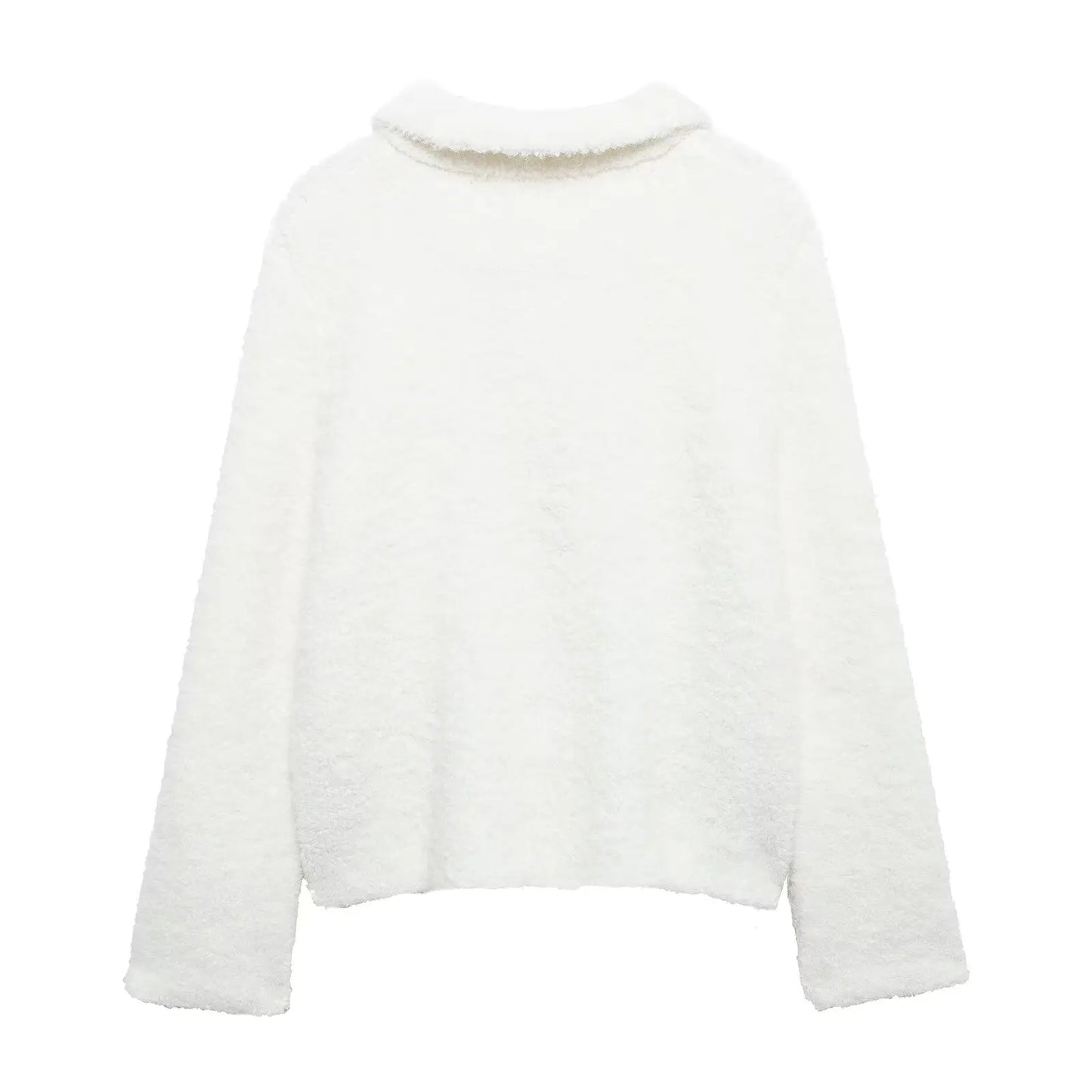 Cardigans - Women Autumn Flowers Shape Single Breasted Lapel Long Sleeve Knitted Top Fashion Female Chic Casual Slim Sweater Cardigan