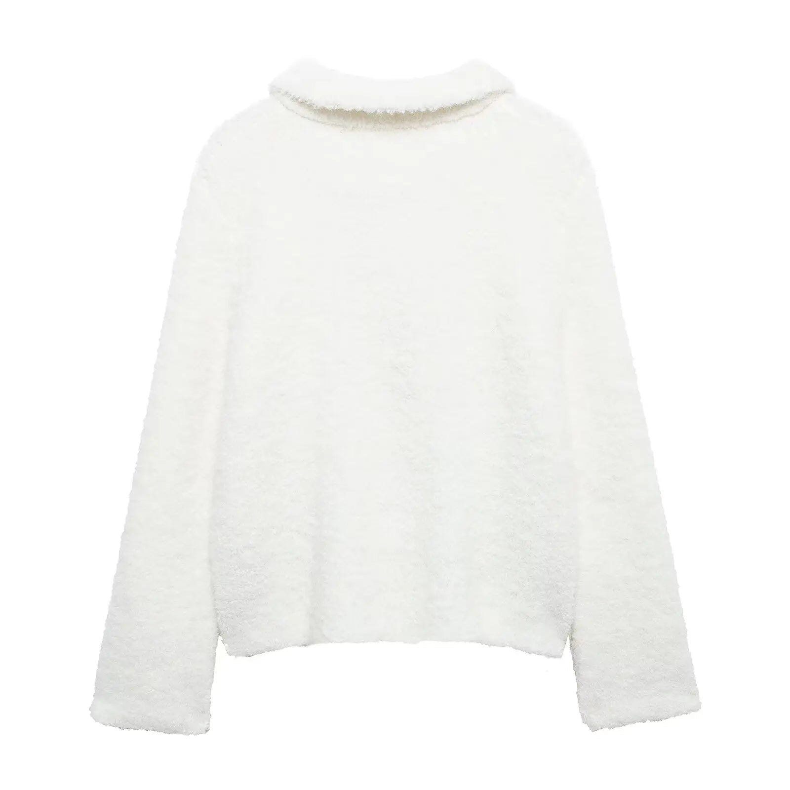 Cardigans - Women Autumn Flowers Shape Single Breasted Lapel Long Sleeve Knitted Top Fashion Female Chic Casual Slim Sweater Cardigan