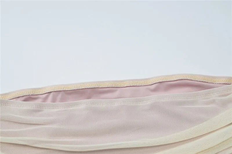 Party Dresses - Mesh Hollow Out Backless Sexy Maxi Dress For Women Fashion One Sleeveless See Through Ruched Bodycon Club Long Dress