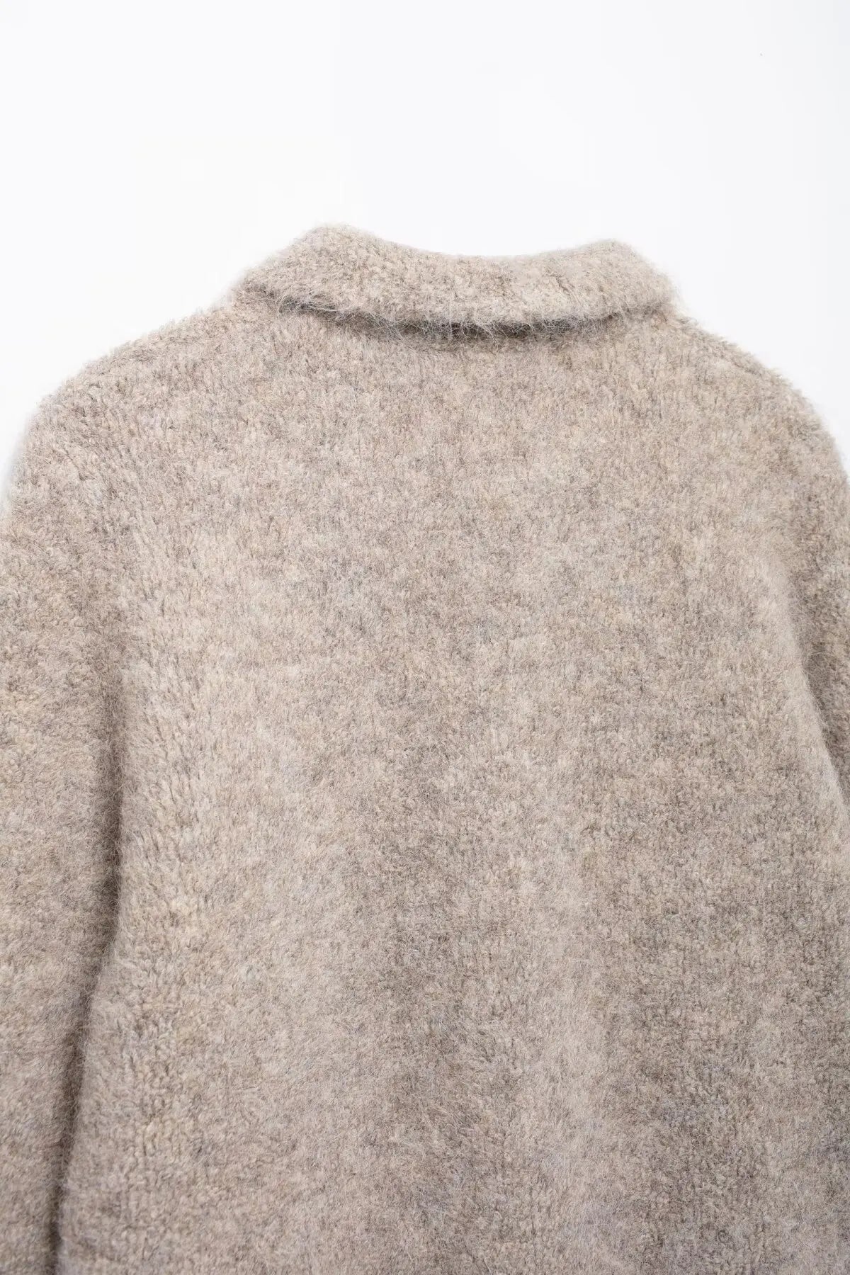 Cardigans - Women Autumn Flowers Shape Single Breasted Lapel Long Sleeve Knitted Top Fashion Female Chic Casual Slim Sweater Cardigan