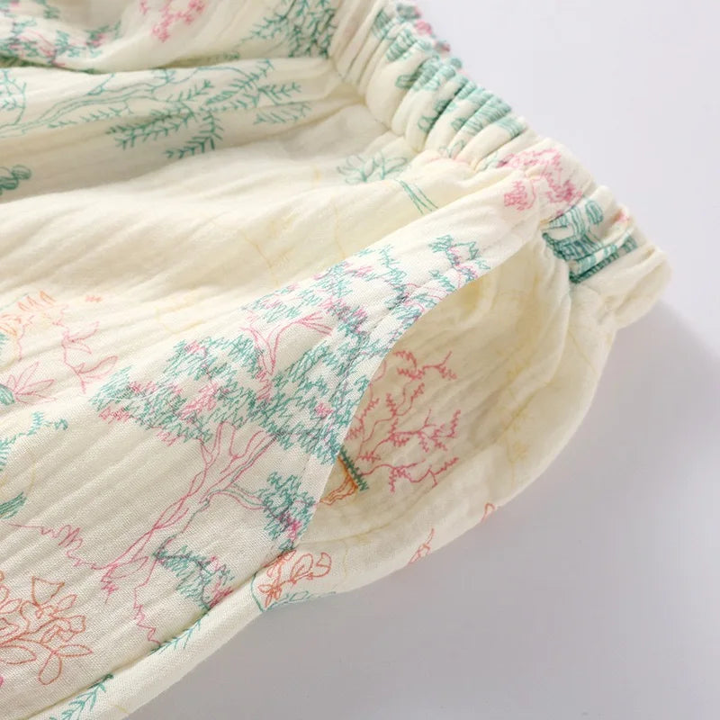 Pajamas - 2025 New Women's Sleepwear Long Sleeve V-neck High Aesthetic Value Cotton yarn Autumn/winter Home Clothes Suit