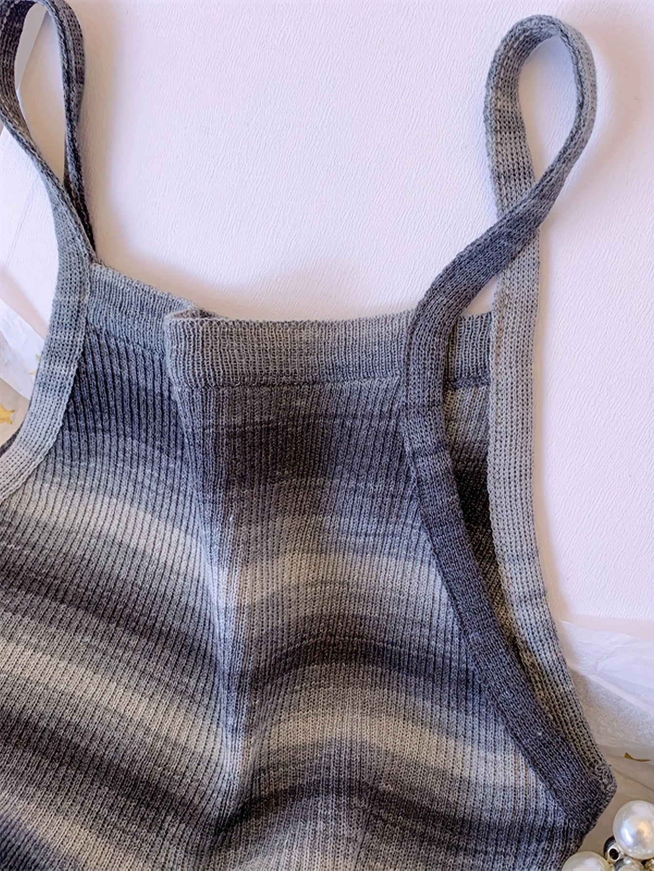 Knit Camis - 2024 Comfortable and Stylish Striped Ribbed Knit Cami Top for Women Sleeveless Square Neck Casual Top Rainbow Crop Top