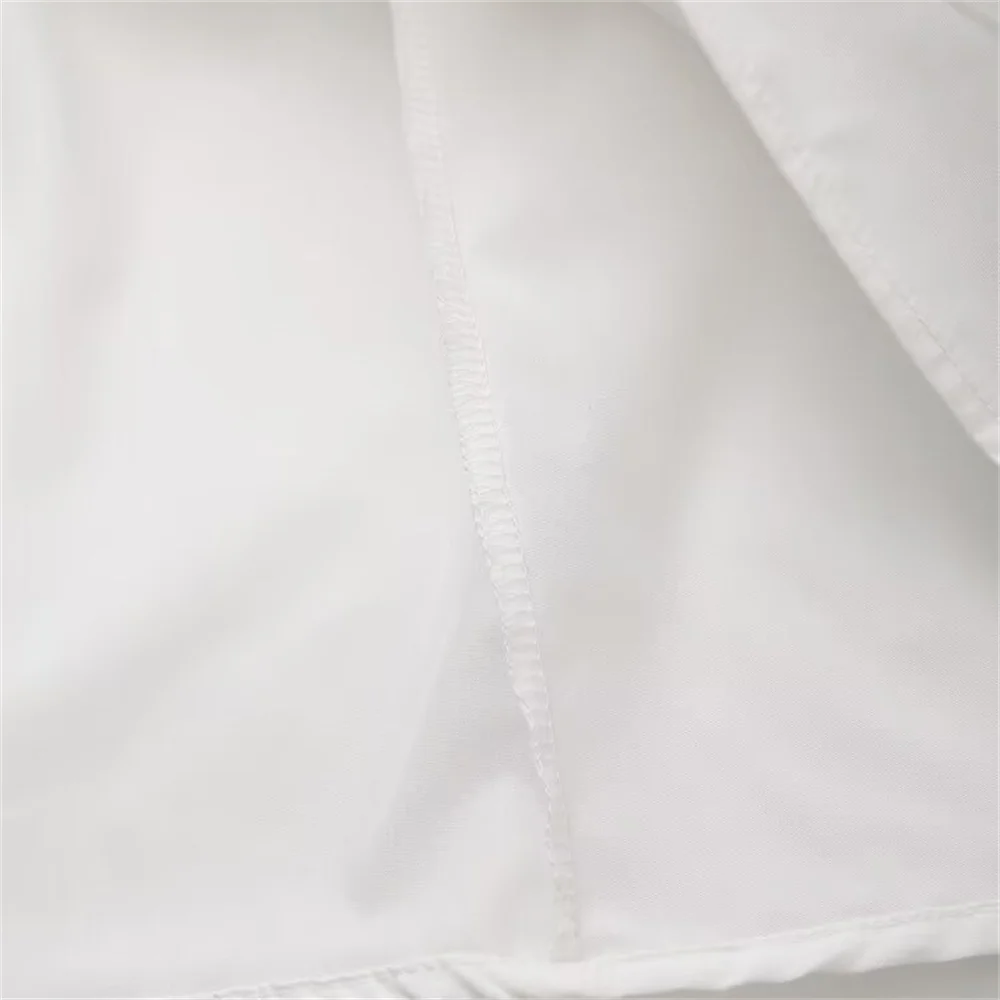 Vacation Dresses - Summer New Women's Fashion Style Slimming Sweet Solid Color Versatile Embroidered Lace Splicing Dress