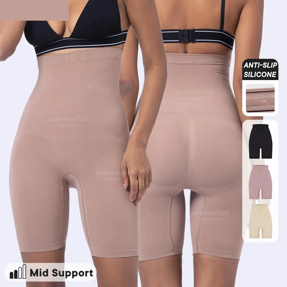 Shapers - Seamless Slimming Panties Abdomen Waist Trainer Body Shaper Woman High Waist Sheath Flat Belly Control Shapewear Invisible Pants