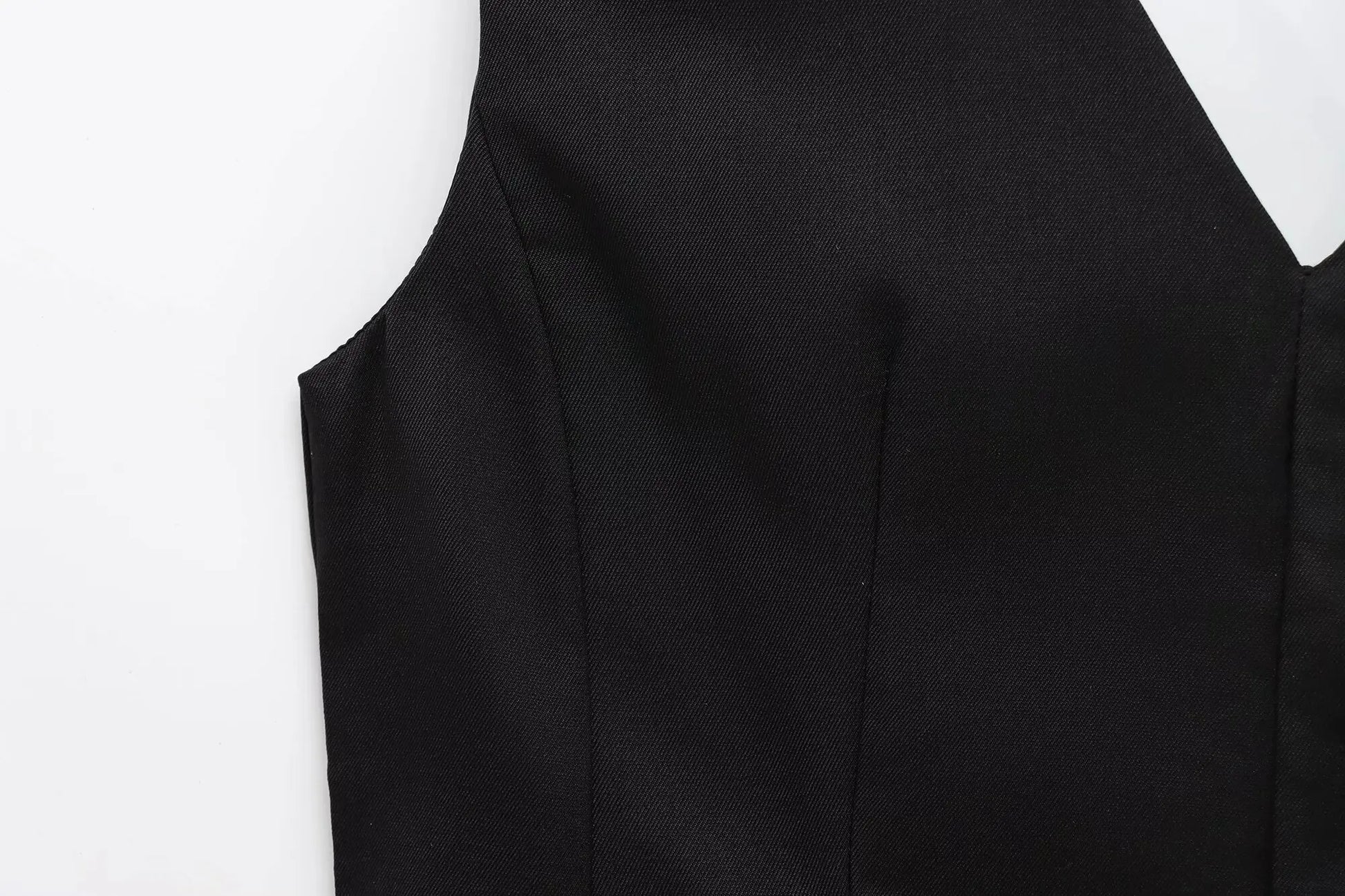 Party Dresses - Summer Women V-Neck Sleeveless Backless Decorate Zipper Mini Dress Fashion Woman Sexy Dresses Street Style Party Dress