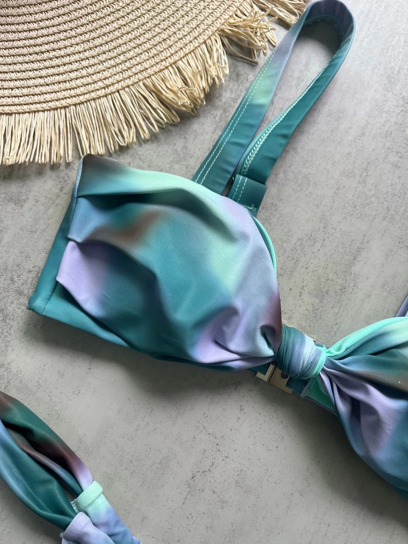 Swimwear - Sexy Tie Dye Printed High Cut Bikini Women Swimwear Female Swimsuit Two-pieces Bikini set Padded Bather Bathing Suit Swim