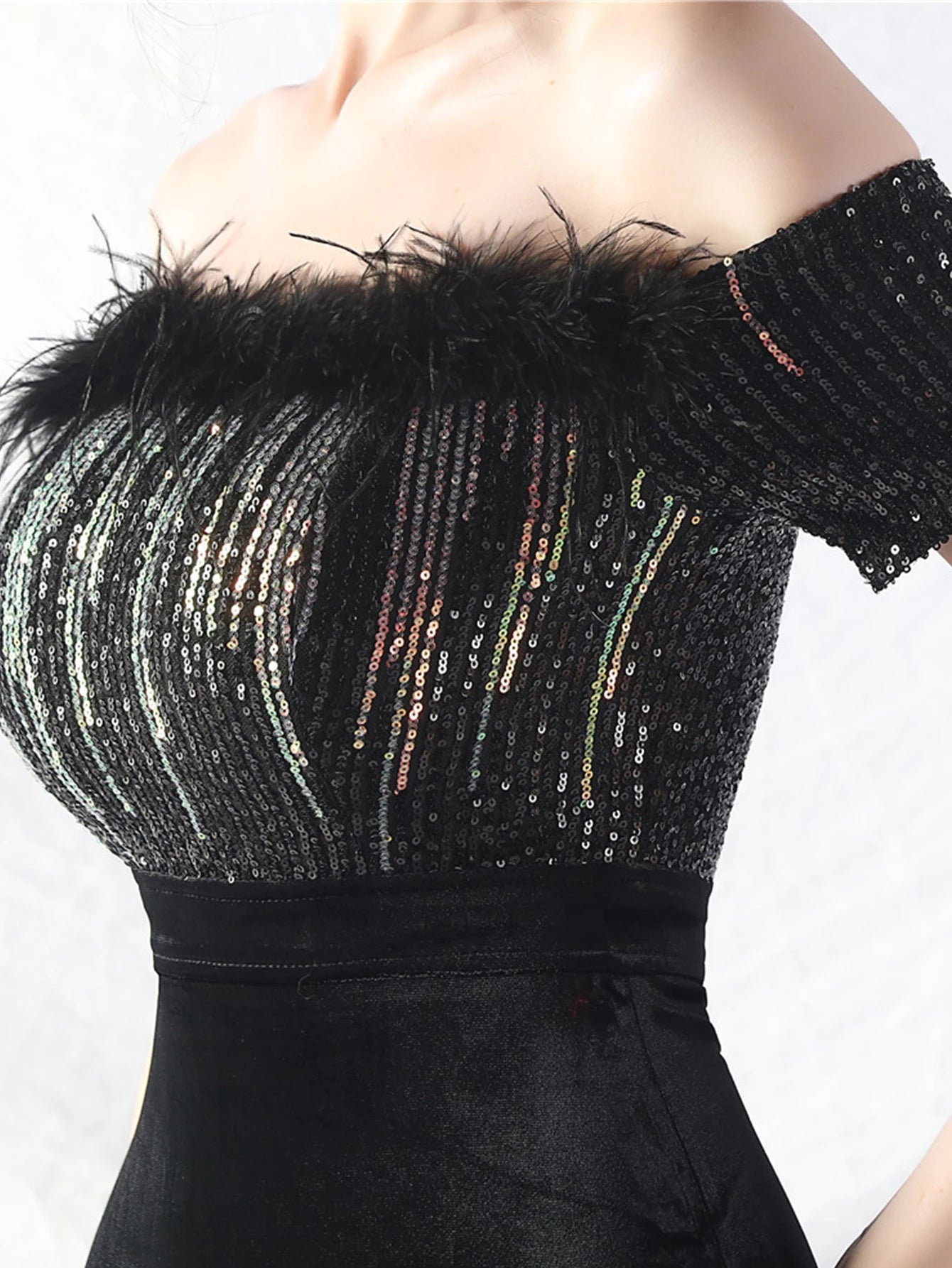 Elegant Dresses - Sexy elegant long wedding evening dresses for women luxury velvet birthday party dress woman maxi sequin summer dress vestidos