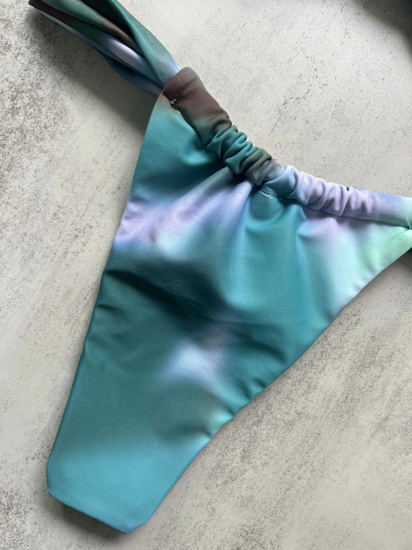 Swimwear - Sexy Tie Dye Printed High Cut Bikini Women Swimwear Female Swimsuit Two-pieces Bikini set Padded Bather Bathing Suit Swim