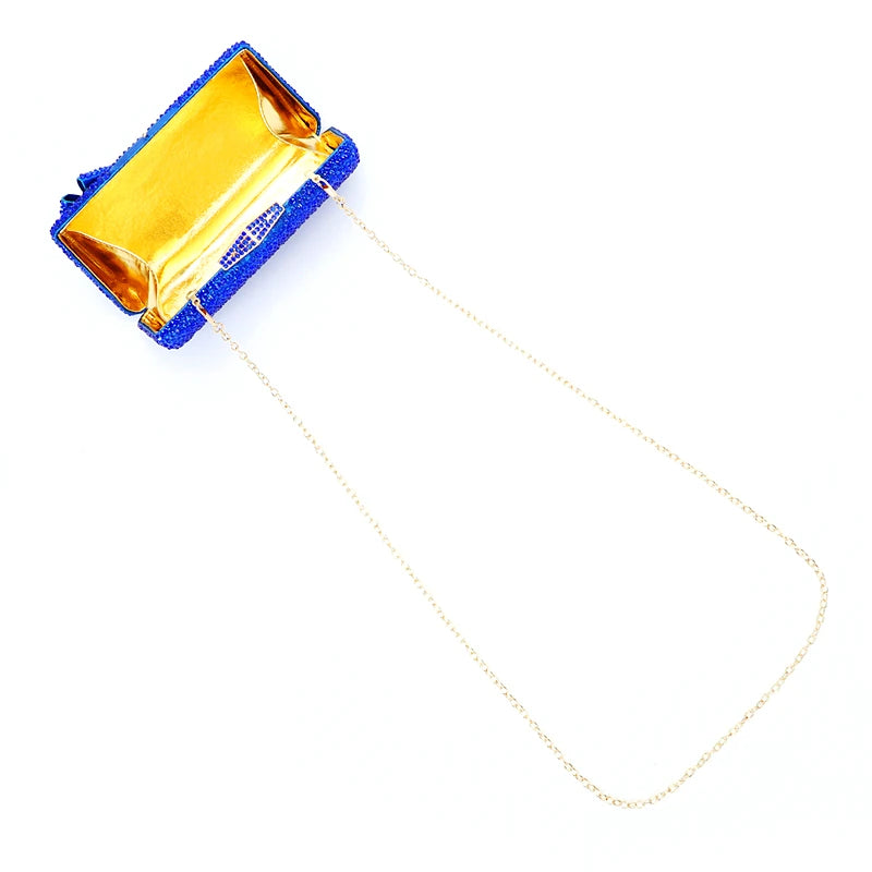 Shoes - New Ladies Rhinestone Clutch Flat Heel Diamond Evening Shoes and Bag suit Rhinestone Flat plus size Stone Slippers Size 34-44