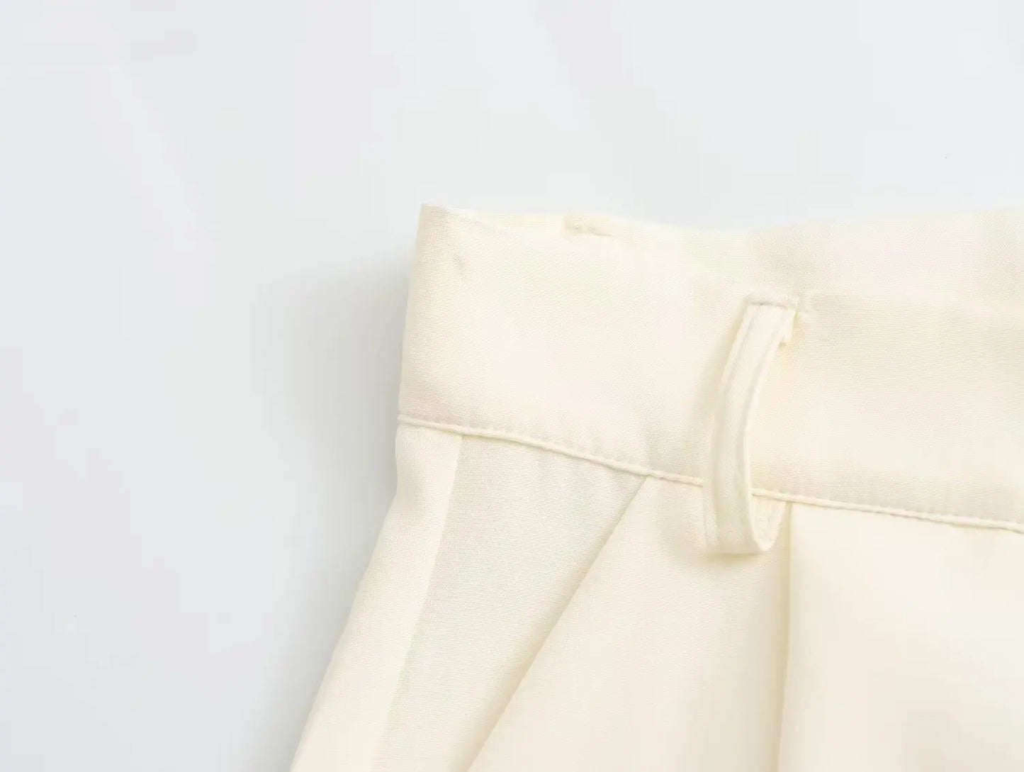 Matching Sets - Spring SummerWomen Casual Solid Suits Strapless Zipper Slim Vests+High Waist Zipper Pants Fashion Women Vintage Suit