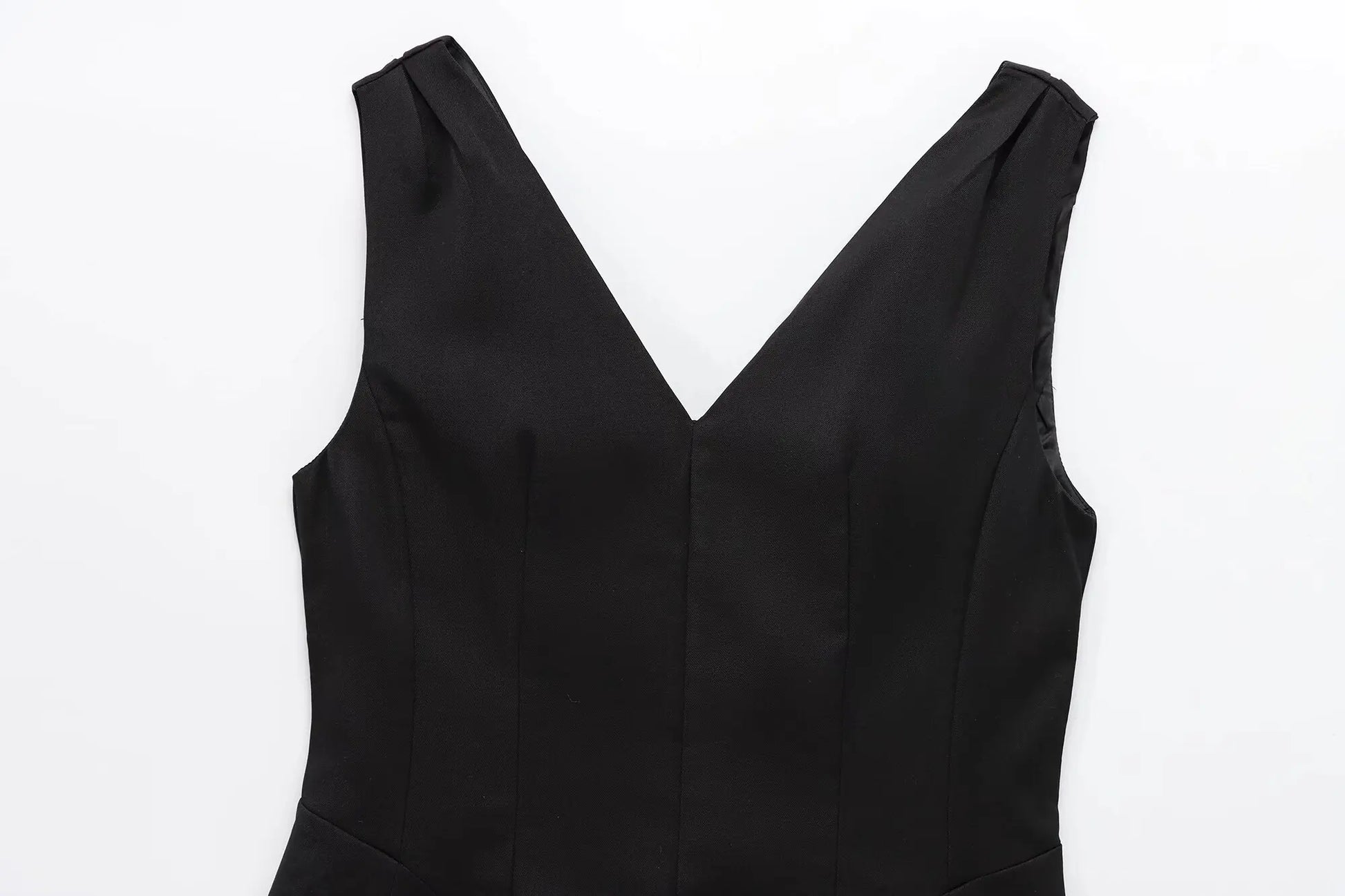 Party Dresses - Summer Women V-Neck Sleeveless Backless Decorate Zipper Mini Dress Fashion Woman Sexy Dresses Street Style Party Dress