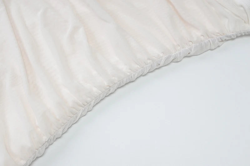 Halter Dresses - Mesh Strapless Backless Sexy Mini Dress For Women Robe Fashion Off-shoulder Sleeveless Ruched Bodycon Club Dress