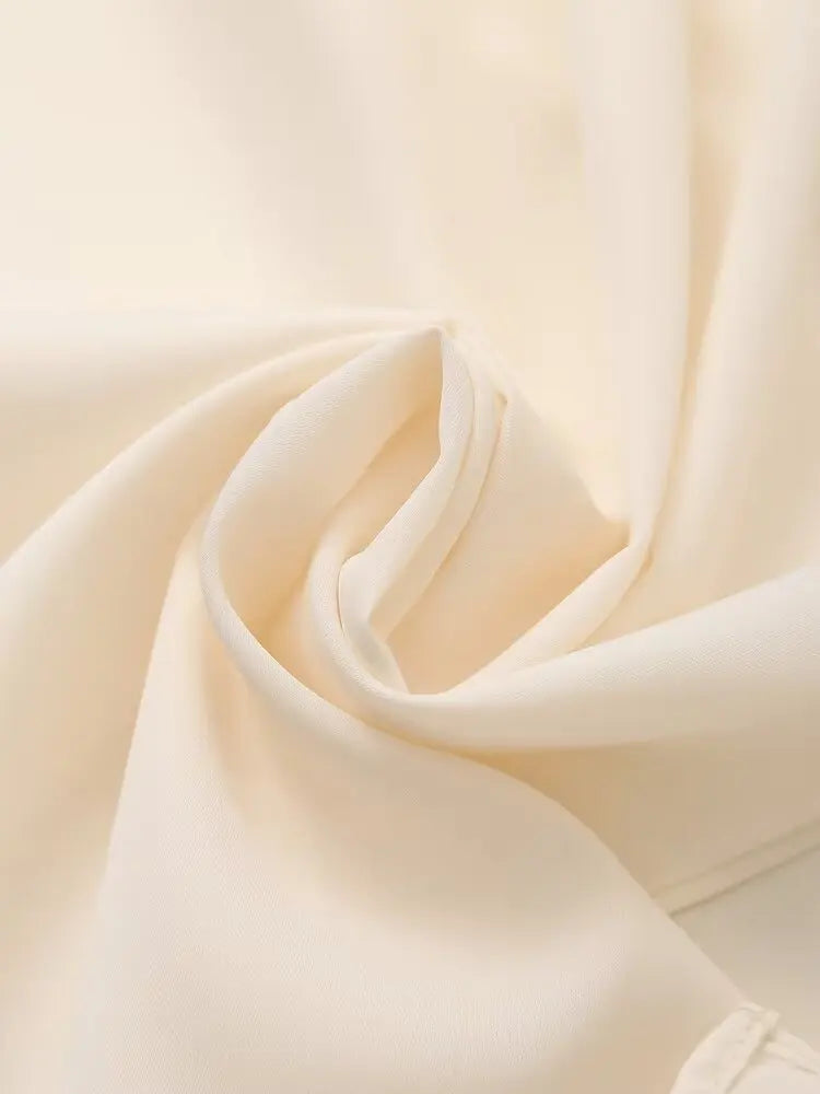 Midi Dresses - Women's V-neck Sleeveless Vest Dress Premium Temperament Slim Lapel Long Dress Sexy Semi-sheer Slit Lingerie Long Dresses