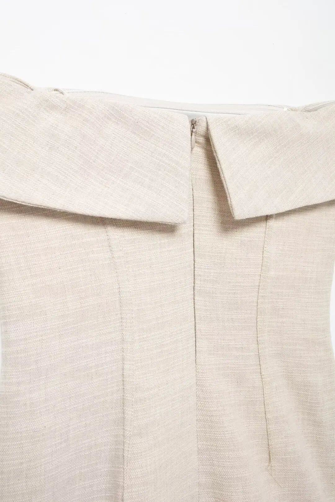 Pants Sets - Women Elegant Solid Slim Back Zipper Side Slit Crop Design Slash Neck Top+High-Waisted Zip-up Loose Long Pant 2 Piece Set