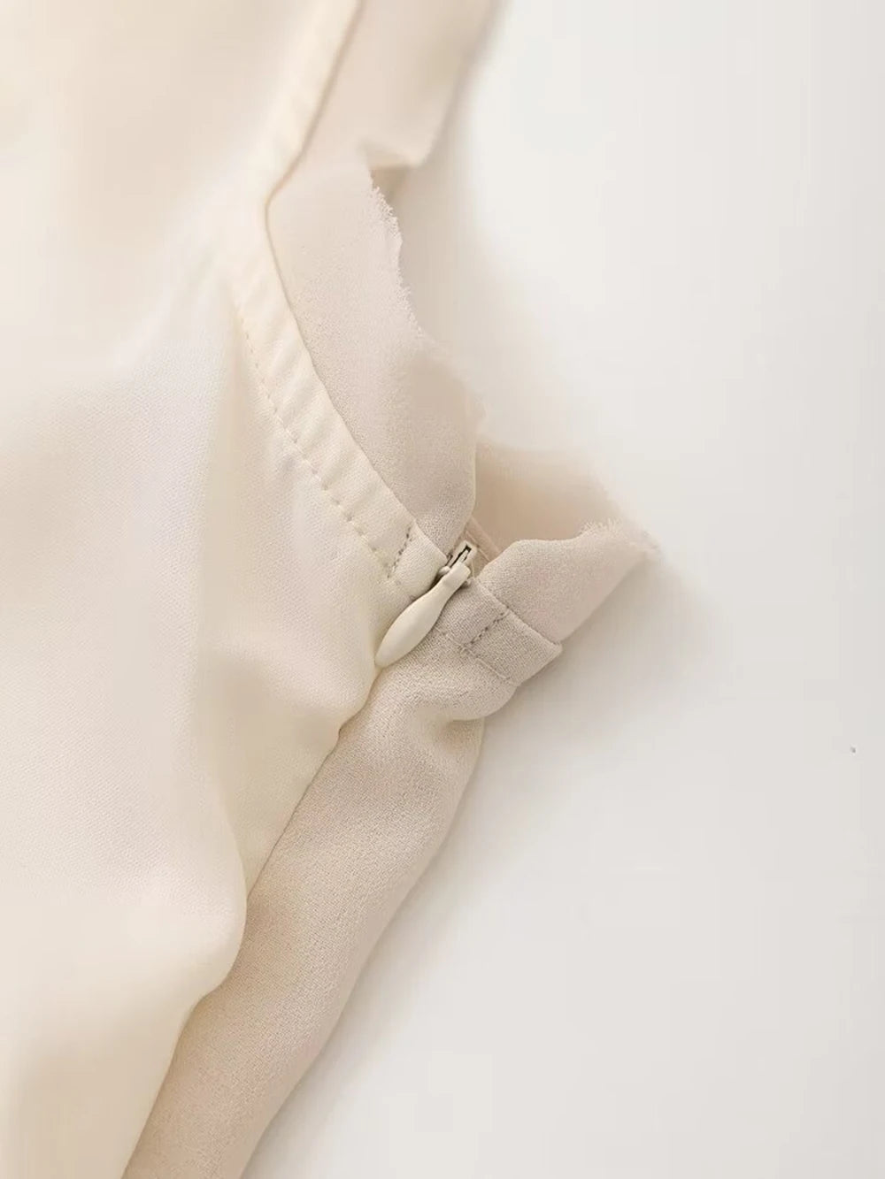 Midi Dresses - Women's V-neck Sleeveless Vest Dress Premium Temperament Slim Lapel Long Dress Sexy Semi-sheer Slit Lingerie Long Dresses