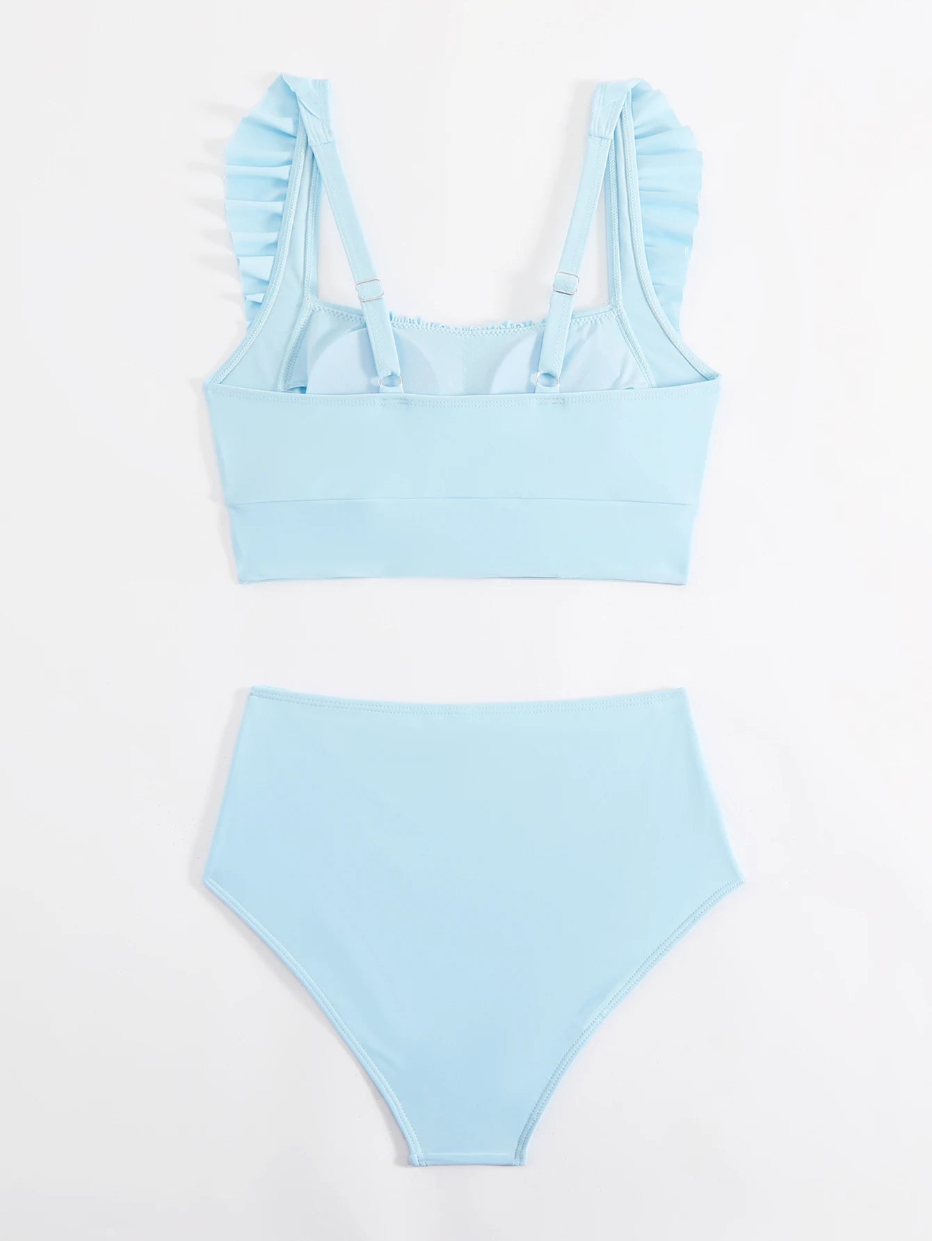 Swimwear - 2025 New Swimsuit Flyedge Lotus Leaf Split Bikini Swimsuit