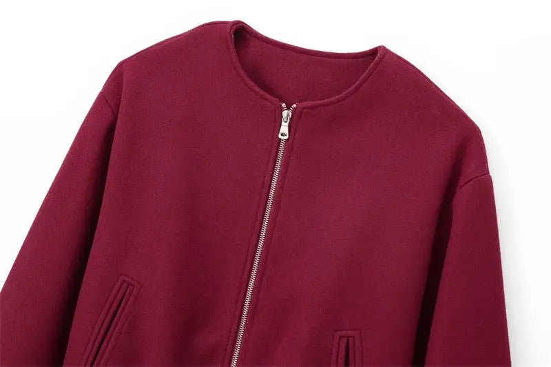 Jackets - Jacket Autumn Women's 2024 New Chic Loose Women's Coat Elegant Fashion Street Warm Youth Coat Jacket