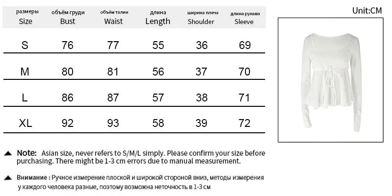 Peplum Tops - Autumn New T-shirt Women Streetwear Sexy Sheer Solid Top Fashion Lace-up Long Sleeves Crop O-Neck Casual Slim Versatile T-shirt