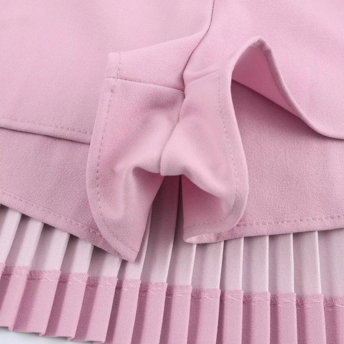 Mini Dresses - Women Fashion Square Collar Sleeveless Solid Mini Dress Female Summer Pleated Dress Chic High Street Slim Short Dress