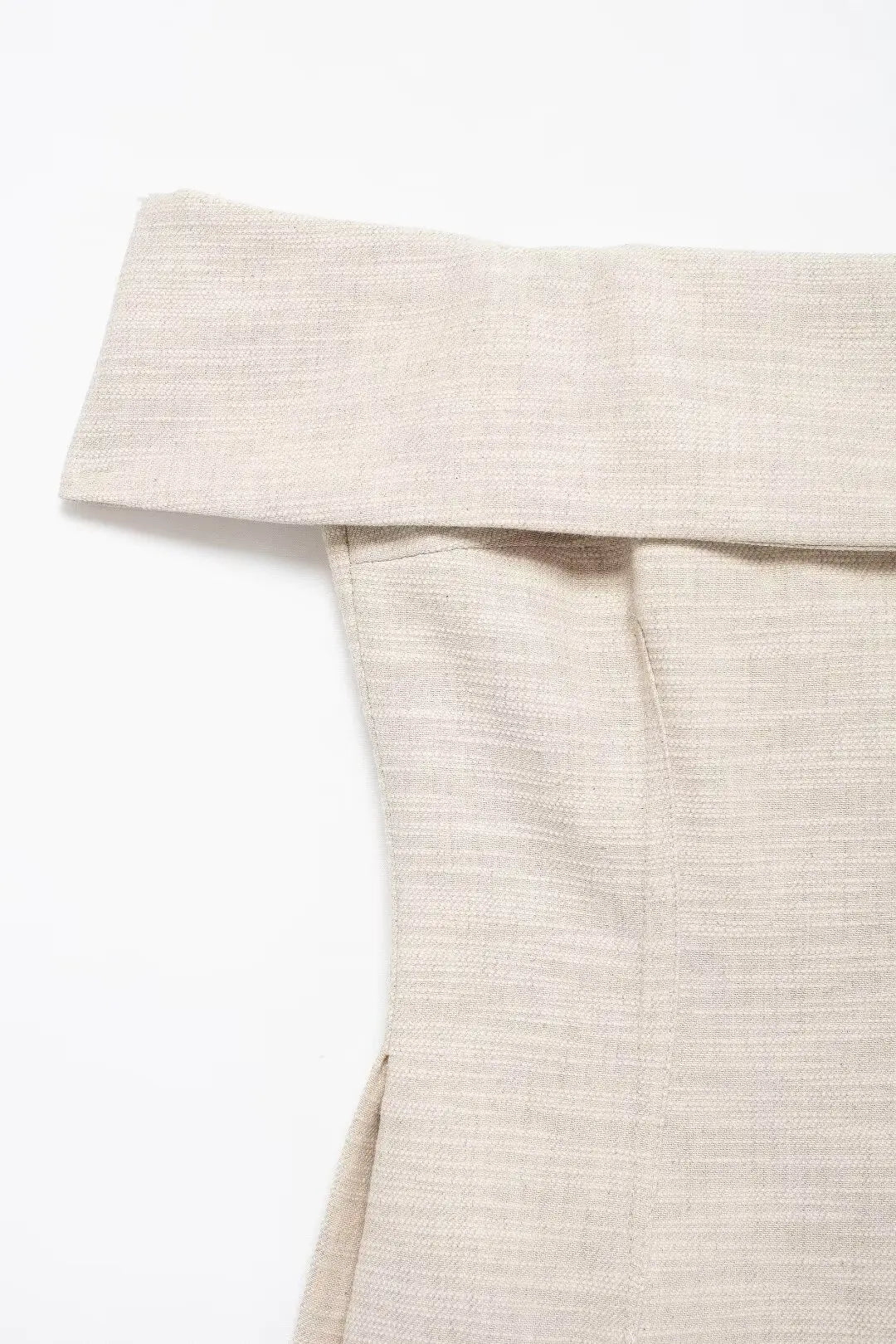 Pants Sets - Women Elegant Solid Slim Back Zipper Side Slit Crop Design Slash Neck Top+High-Waisted Zip-up Loose Long Pant 2 Piece Set